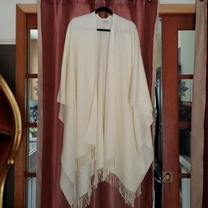 Cream Venezia Shawl Wrap Coverall